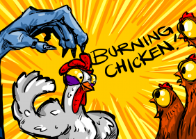 Burning Chicken